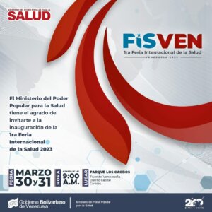 Lee más sobre el artículo 1era Feria Internacional de Salud Venezuela 2023 se realizará este 30 y 31 de marzo