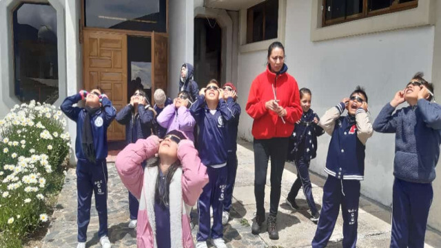 Lee más sobre el artículo Observatorio Astronómico Nacional muestra las maravillas del sistema solar a niños y niñas merideños
