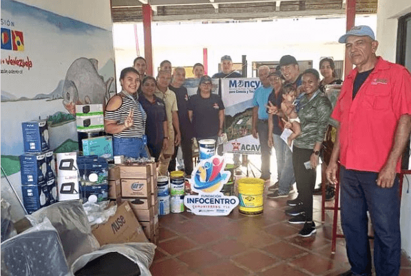ACAV recibe materiales para activar Infocentro en Barinas