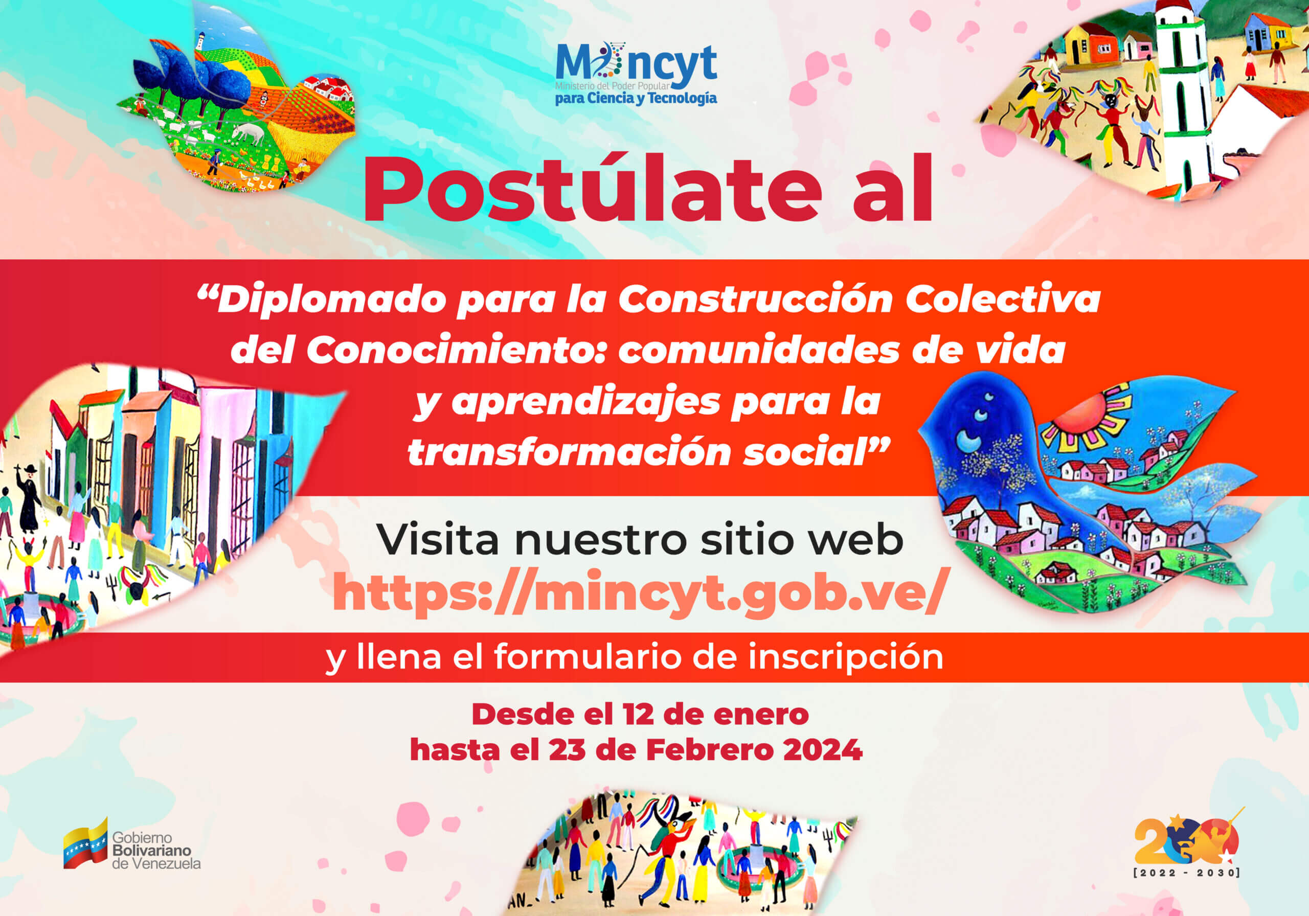 Lee más sobre el artículo Mincyt abre inscripciones para diplomado sobre comunidades de vida y aprendizajes para la transformación social