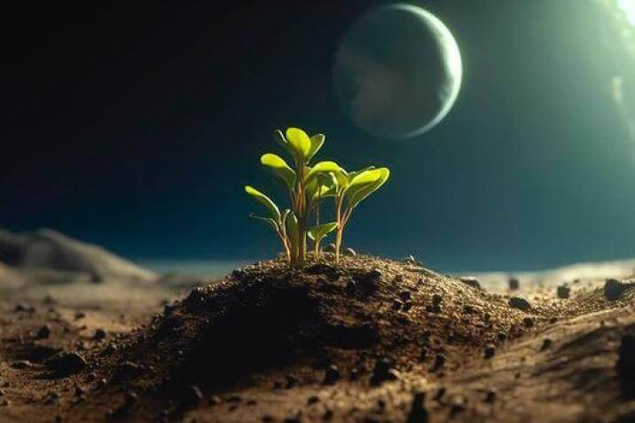 Lee más sobre el artículo Estudio confirma que las plantas pueden crecer en la superficie lunar aportando nutrientes y oxígeno