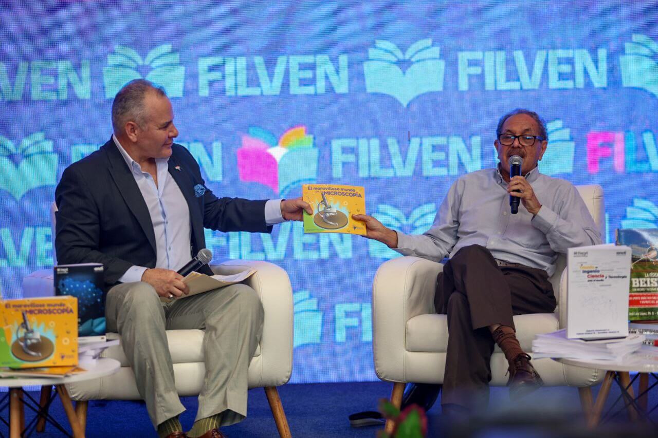 Lee más sobre el artículo Mincyt presenta seis obras esenciales para la ciencia venezolana en la Filven 2024