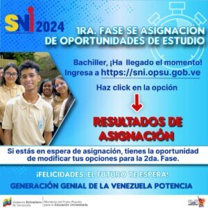 Lee más sobre el artículo Sistema Nacional de Ingreso publica primeros resultados de aspirantes a carreras universitarias