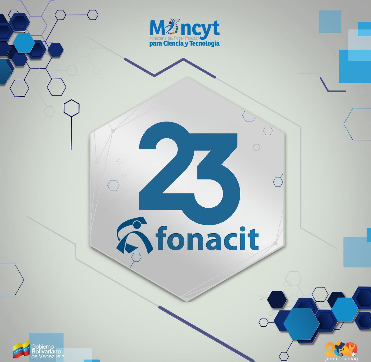 Lee más sobre el artículo Fonacit celebra 23 años apoyando a científicos, tecnólogos e innovadores venezolanos