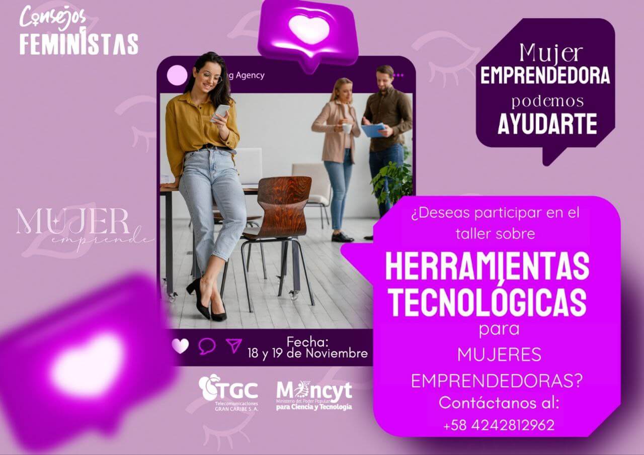 Lee más sobre el artículo Mincyt capacitará a mujeres emprendedoras en el uso de herramientas tecnológicas