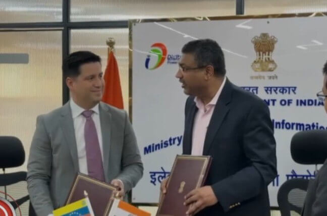 Venezuela e India suscriben acuerdo para el desarrollo de software libre y uso de Inteligencia Artificial