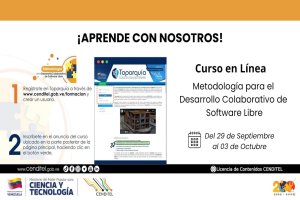 Lee más sobre el artículo Cenditel abre inscripciones para curso sobre Metodología para el Desarrollo Colaborativo de Software Libre
