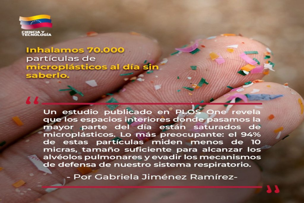 Inhalamos 70.000 partículas de microplásticos al día sin saberlo