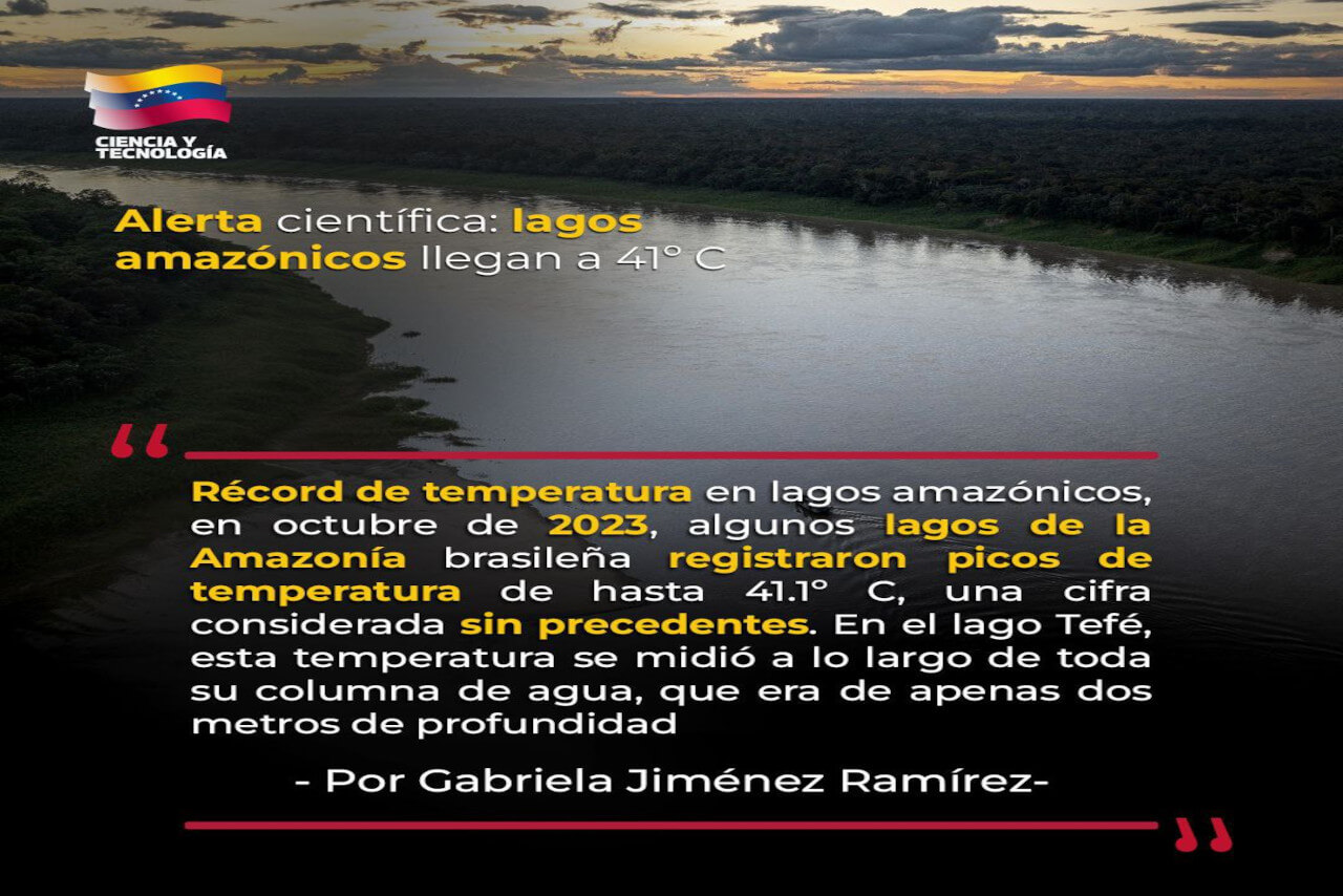 Lee más sobre el artículo Alerta científica: lagos amazónicos llegan a 41 °C